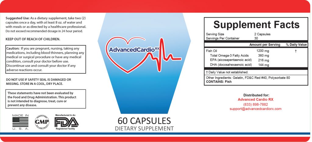 Advanced CardioRx Label